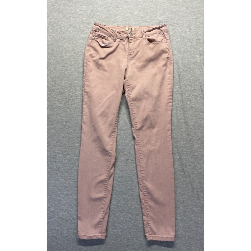 L.E.I. Jeans Womens 11 Light Pink Denim Stretch Skinny Leg Casual Streetwear